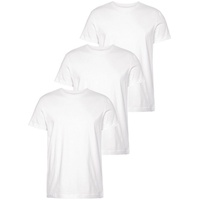 AJC T-Shirt, (Set, 3 tlg 3er-Pack), aus reiner Baumwolle, Gr. XL (56/58), weiß, , 72598946-XL