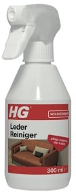 HG Leder Reiniger, Lederspray für Reinigung und Pflege in nur einem Durchgang, 1 Flasche à 300 ml