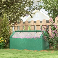 Outsunny Gewächshaus Tomatenhaus mit UV-beständige Folie Grün 180x92x92cm