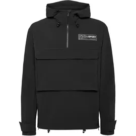 Plein Sport Kapuzen-Sweatjacke Schwarz/Weiß XXL