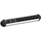 Bachmann Steckdosenleiste 6-fach 1,75 m Schwarz