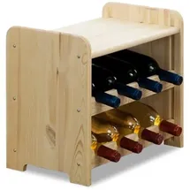 Proregal Weinregal 36 x 44 x 26,5 cm Natur