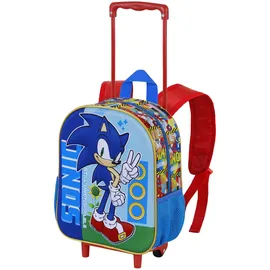 Karactermania Sonic The Hedgehog Sega Unstoppable 3d Rucksack mit Rollen - Blue - One Size