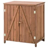 Gartenschrank wetterfest Divit GI44 Geräteschuppen aus Tannenholz wetterfest 70 x 50 x 80 cm braun