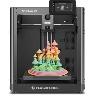 FLASHFORGE Adventurer 5M 3D-Drucker 600mm/s Hochgeschwindigkeits-3D-Drucker mit Auto-Kalibrierung, Schnellwechseldüse - 3D Drucker