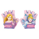 Disney Seven Polska Disney Fahrradhandschuhe Prinzessinnen, Größe XS, fingerloser Schutz-Handschuh, rosa