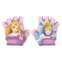Disney Seven Polska Disney Fahrradhandschuhe Prinzessinnen, Größe XS, fingerloser Schutz-Handschuh, rosa