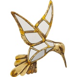 Kare Design Wandschmuck Bird Mirror, Gold, Wandschmuck, Vogel, Glas verspiegelt, handgefertigt, 32x27x4 cm (H/B/T)