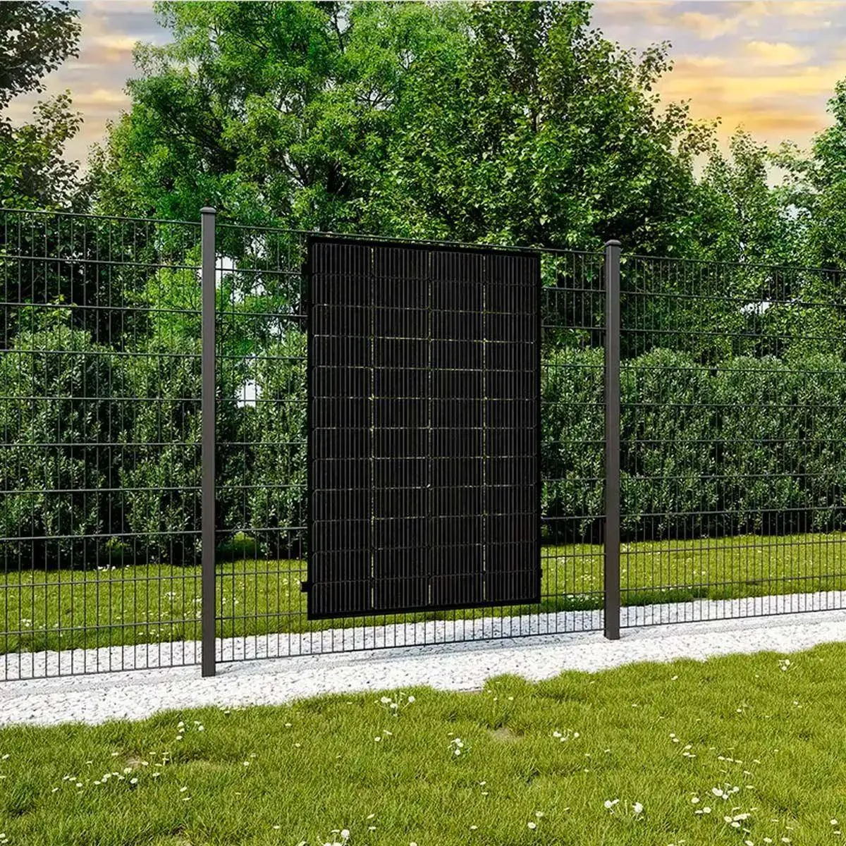 400W PV-Zaun Anlage inkl. Halterung