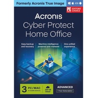 Acronis Cyber Protect Home Office Advanced, 3 Geräte - 1 Jahr + 50/250/500 GB Cloud Storage,