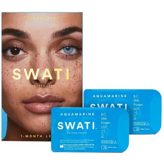 swati cosmetics Swati Kontaktlinsen Aquamarine 2 Stück