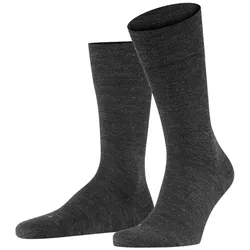 FALKE Herren Socken Multipack - Sensitiv Berlin, Kurzstrumpf, Komfortbund, Uni Anthrazit 47-50 4er Pack (4x1P)