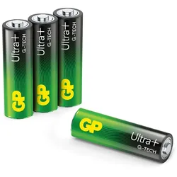 GP AA x4 Ultra Alkaline Batterien