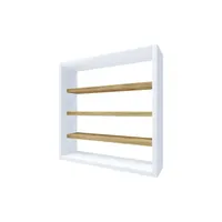 VCM Osado Wandregal 40 x 10 x 40 cm Weiß