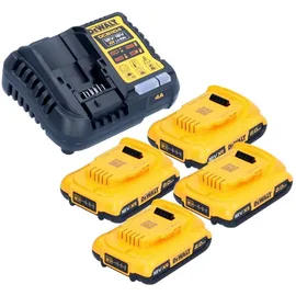 DeWalt DCB 1104 Akku Starter Set 12 V 4 Stück