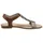 Rieker Riemchensandale Damen Grau/Braun 41