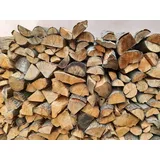 AZZAP Hartholz-Mix Kaminholz Feuerholz Brennholz Holz trocken Länge 33cm, Waage 30kg, Natur