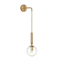 MZStech Vintage Industrie Wandleuchte Wandlampen, 15 cm Klar glas