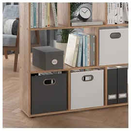 Vicco Raumteiler Pilar 131,6 x 29 x 143 cm Braun