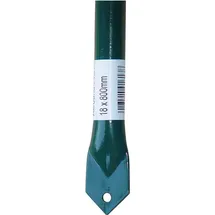 FP Zaunpfosten 18 x 800 mm Grün/Metall