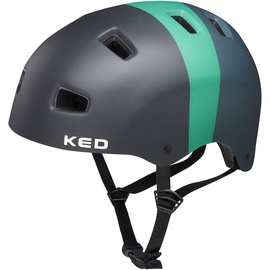 KED 5forty Fahrradhelm, Black Green matt, L