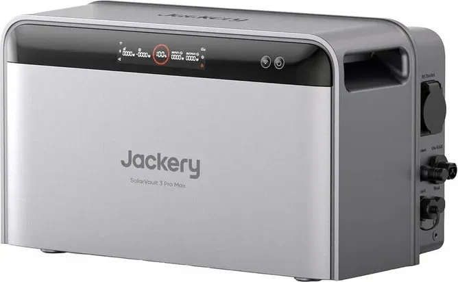 Jackery SolarVault 3 Pro Balkonkraftwerk mit Speicher, 1200 W Ausgangsleistung, 4000 W PV-Eingangsleistung, 4 MPPT, erweiterbarer Solarspeicher 2,52–15,12 kWh, Plug & Play