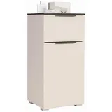 Composad Bad Unterschrank 40 x 81 x 35 cm Beige/Grau/Schwarz