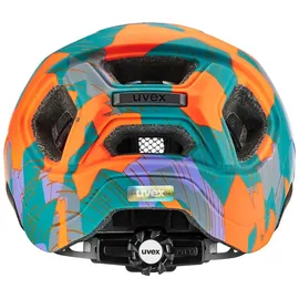 Uvex react jr. 52-56 cm Kinder papaya camo matt 2023
