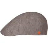 Mayser Paddy Stripes Flatcap Schirmmütze gestreift Handmade Herren Frühling Sommer beige 57 cm - 57