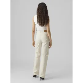 Vero Moda Vmtessa Hr Wide Jeans Ecru Ga Noos - 29W / 34L