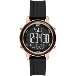 Chronograph SKECHERS "WESTPORT", schwarz, Armbanduhren, Damen, Quarzuhr, Armbanduhr, Damenuhr, Herrenuhr, Silikonarmband, digital