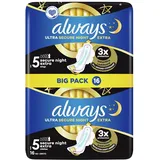 Always - Secure Night Damenbinde Extra Protect mit Flügeln - 16 Stücke