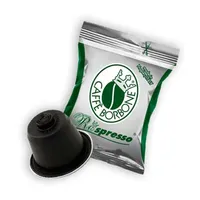 50 Kapseln Pads Caffe' Borbone Blend Grün Entkoffeiniert Dek Comp. Nespresso