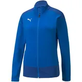 Puma teamGOAL 23 Trainingsjacke Damen electric blue lemonade/team power blue 34