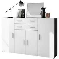 Vladon Highboard Aron (Anrichte, mit 4 Türen und 2