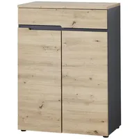 Innostyle Schuhschrank Memphis Holzoptik Braun Eiche