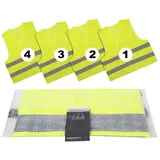 LifeHammer 10474 SAFETY VEST ULTRA Warnweste Erwachsene EN 20471 ISO 20471 4St.