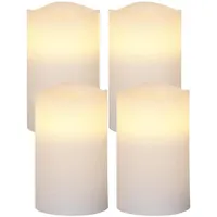 MARELIDA LED Kerzenset MAY 12,5 cm weiß
