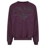 Karl Kani Rundhalspullover lila M
