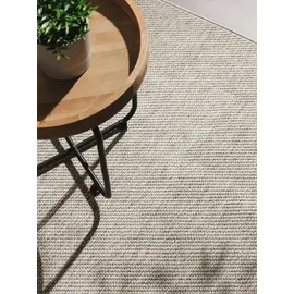 benuta In- & Outdoor-Teppich Iowa Hellgrau 80x150 cm Wohnzimmer Rechteckig Einfarbig Modern Kurzflor benuta Skandinavisch - Hellgrau
