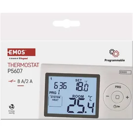 EMOS digitaler Raumthermostat programmierbar mit Frostschutz