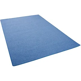 Snapstyle Feinschlingen Velour Teppich Strong Blau, 200x250cm
