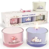 luxuskollektion Duftkerze 3 St. lavendel vanille