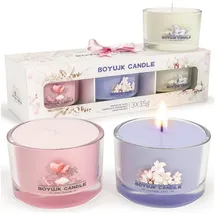 luxuskollektion Duftkerze 3 St. lavendel vanille