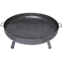 La Hacienda Feuerschale Pittsburgh Large Ø100 cm - Feuerschalen für den Garten - Feuerstelle Outdoor & Feuertonne - Feuerschale mit Opt. Grillrost - Feuerkorb für den Garten - 100x100x25