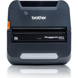 Brother RJ4230BL Tragbarer 4" Thermo-Bluetooth-Etikettendrucker Schwarz