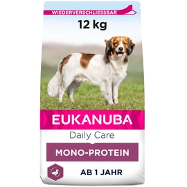 Eukanuba Daily Care S-XL Adult Ente 12 kg Monoproteinfutter für ausgewachsene Hunde