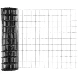 Floraworld Gitterzaun, Classic (25 m x 100 cm, anthrazit