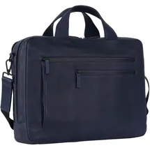 LEONHARD HEYDEN Den Haag Aktentasche Leder 40 cm Laptopfach blau