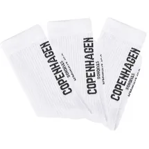 Copenhagen Studios Tennissocken 3 Paare Weiß 39-42